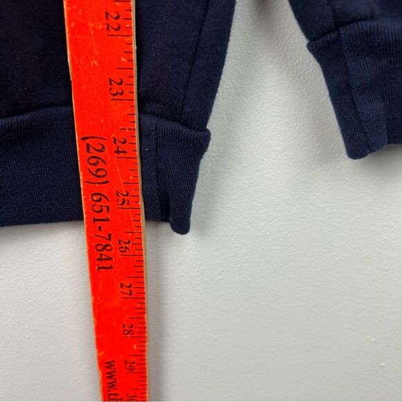 Disney Winnie the Pooh Navy Sweatshirt Chenille Lettering Vinyl Graphic XS 0-2 - Picture 13 of 16